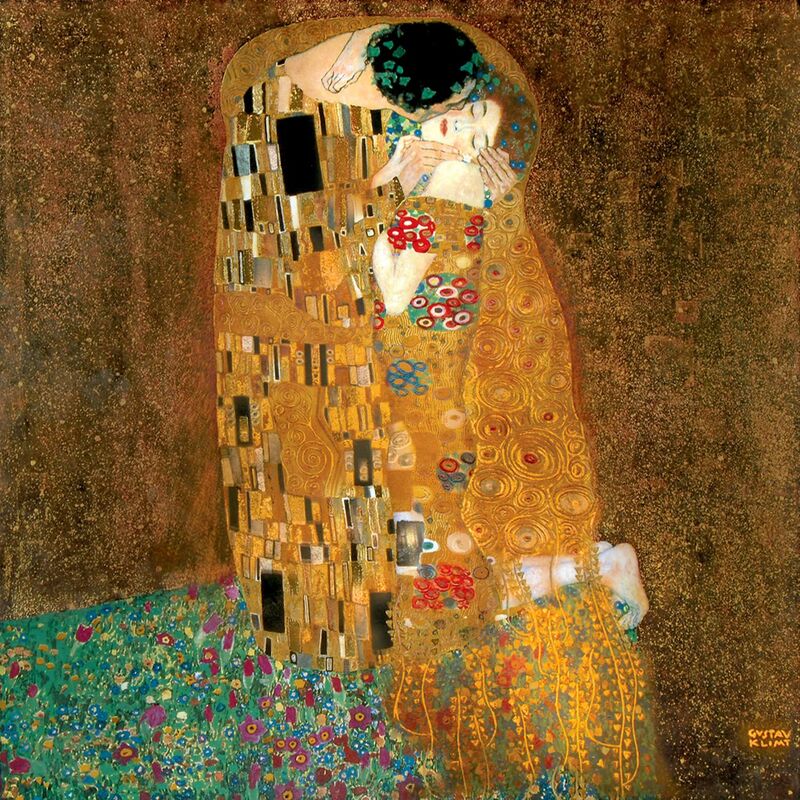 Affordable Custom Made Hand-painted Captivating Timeless The Kiss by Gustav Klimt Oil Painting In Malaysia Office/ Home @ ArtisanMalaysia.com