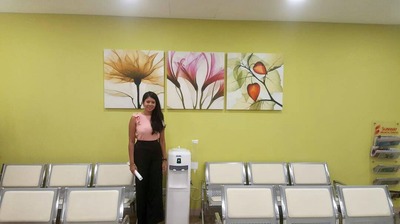 Affordable 3 Panels Flowers Oil Painting Made On Canvas In Malaysia