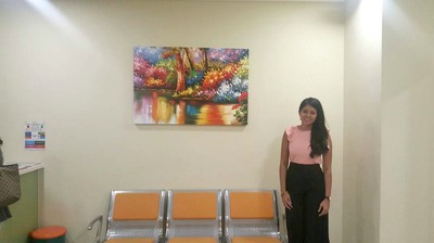 Affordable Flower Oil Painting Made On Canvas In Malaysia